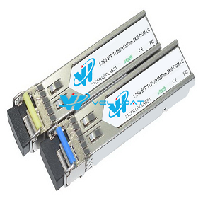 1.25G SFP Bi-directional Tx 1310nm/Rx 1550nm 3km LC / SC